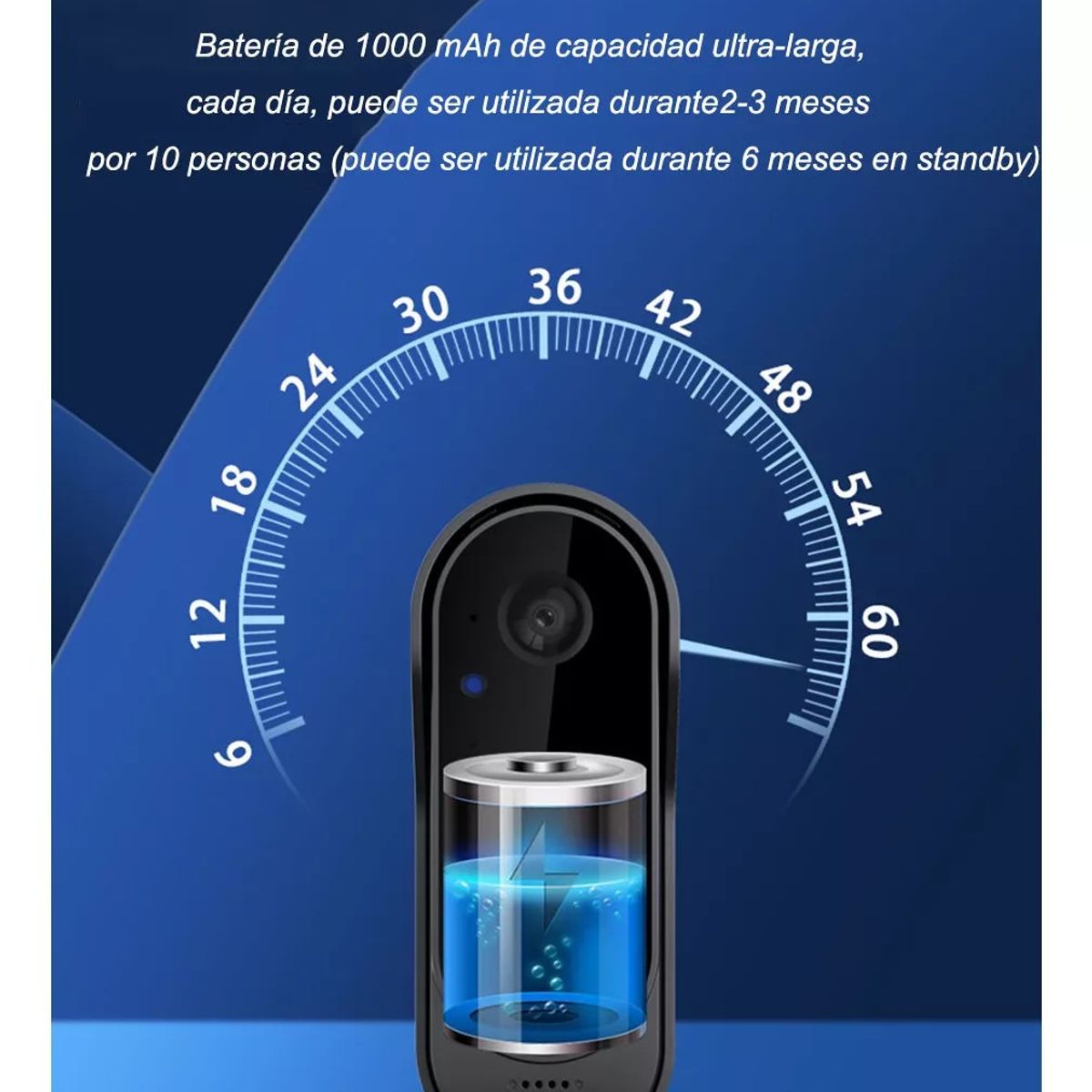 MUNDO MAGIA - Timbre Inalámbrico Exterior Wifi Cámara Impermeable Tuya