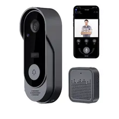 MUNDO MAGIA - Timbre Inalámbrico Exterior Wifi Cámara Impermeable Tuya