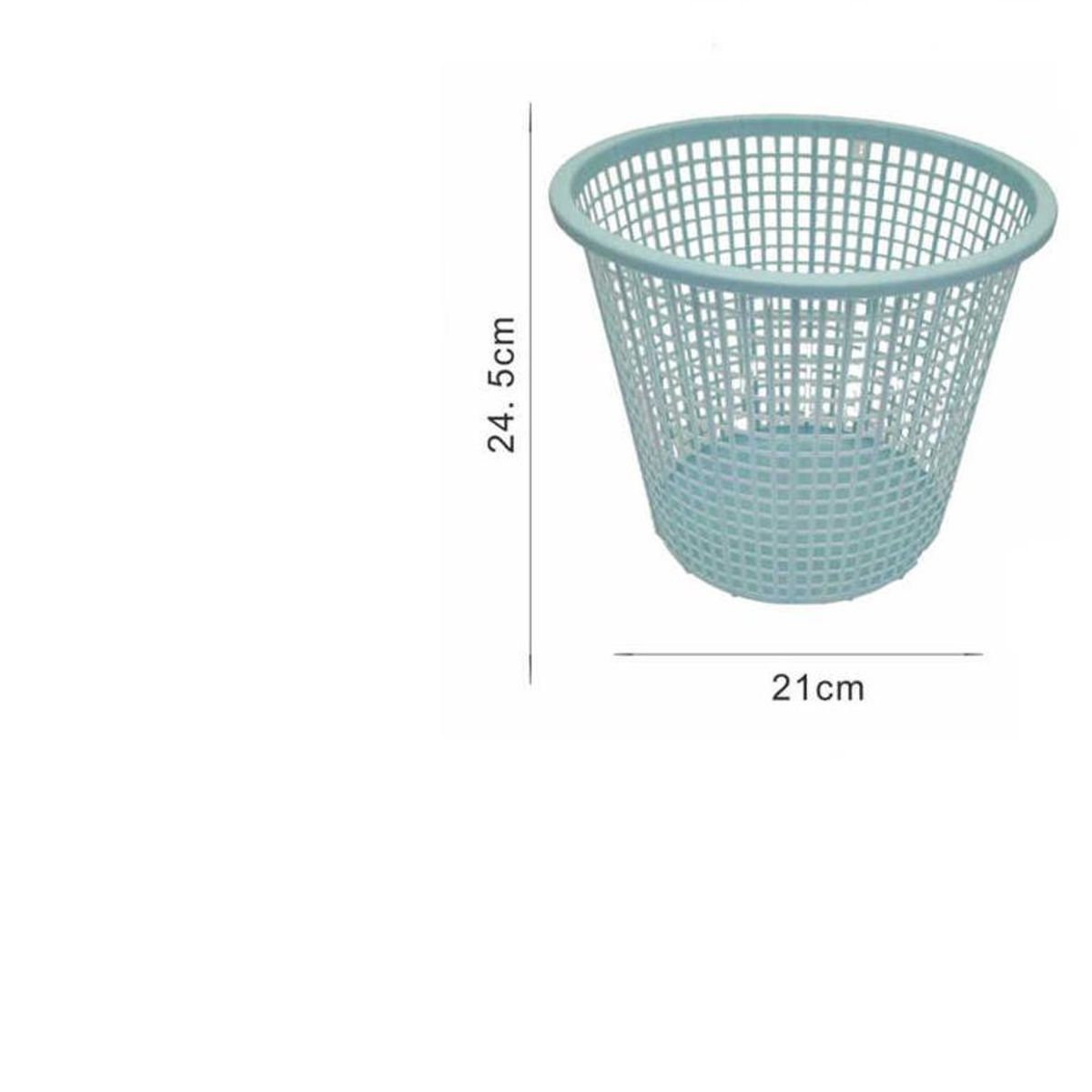 GENERICO - Pack 3 Papelero Basurero Plástico