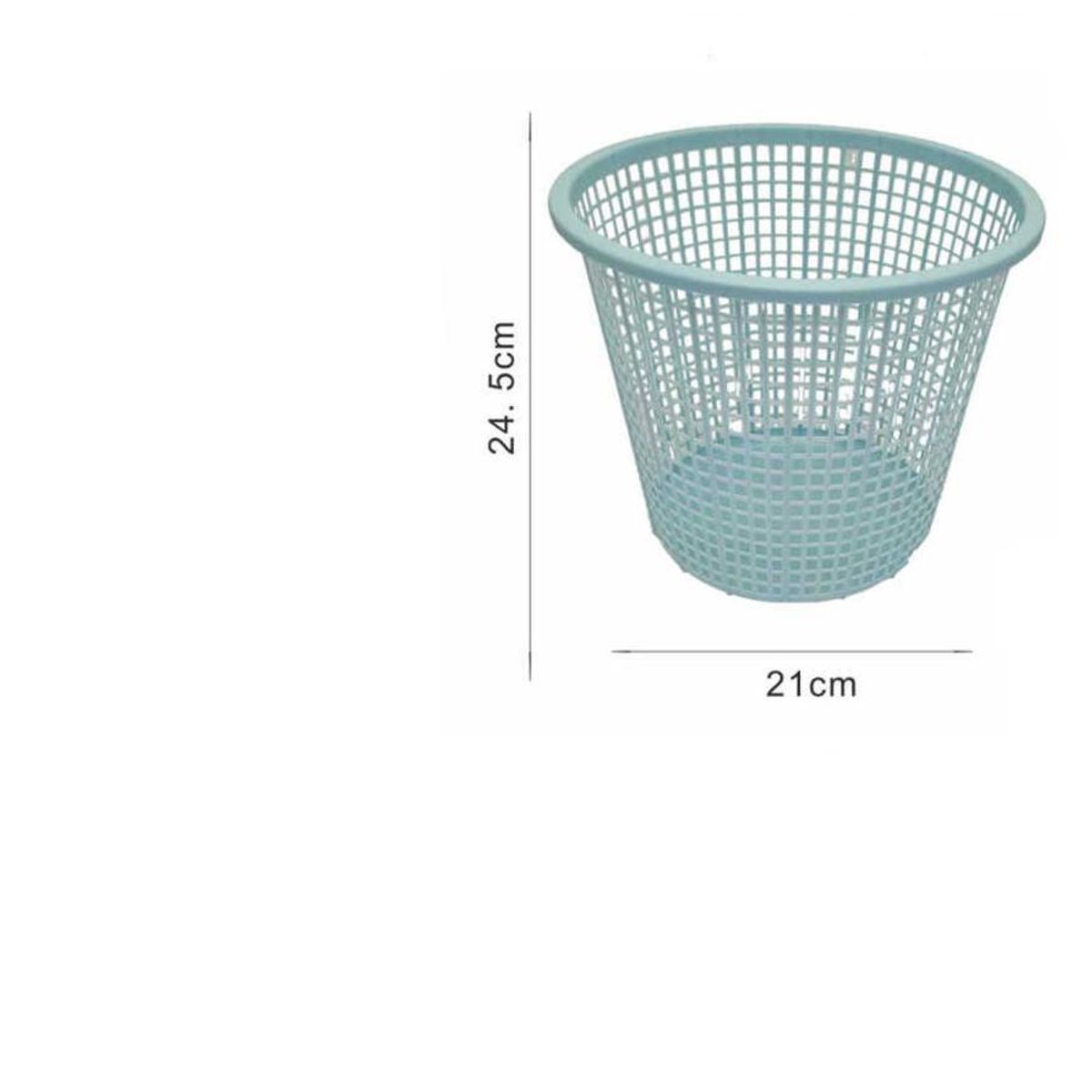 GENERICO - Pack 3 Papelero Basurero Plástico