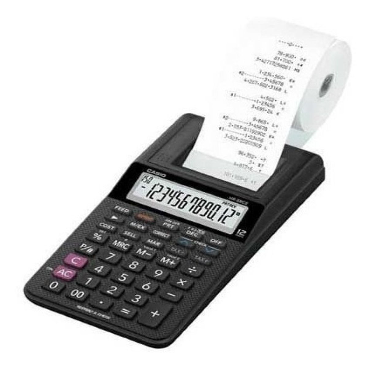 CASIO - Calculadora con impresora mini-printer Casio HR-8RC-BK