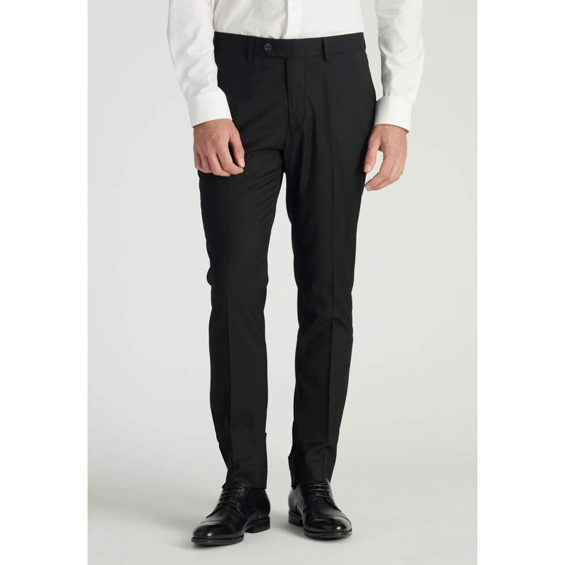 NEW MAN - Pantalón Calamo Business Negro Newman