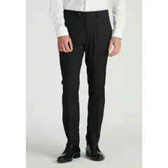 NEW MAN - Pantalón Calamo Business Negro Newman