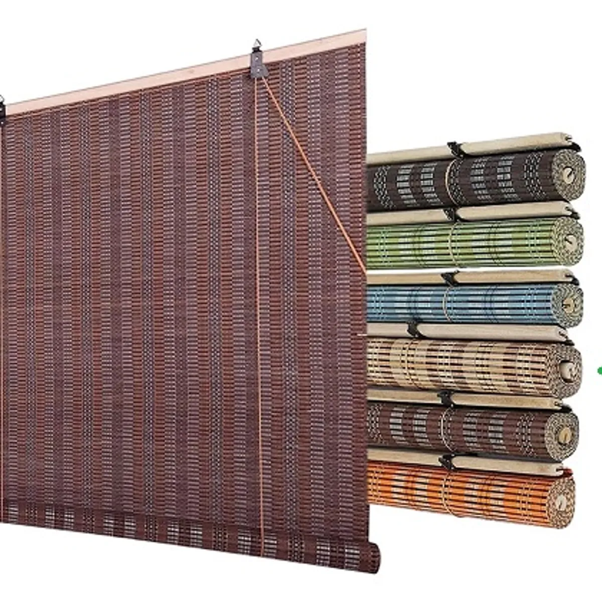 BAMBU - Cortina Roller Bambu natural 60x150 Esterilla Enrollable WOOD