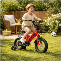 Bicicleta Infantil Aro 14 Niño Rojo