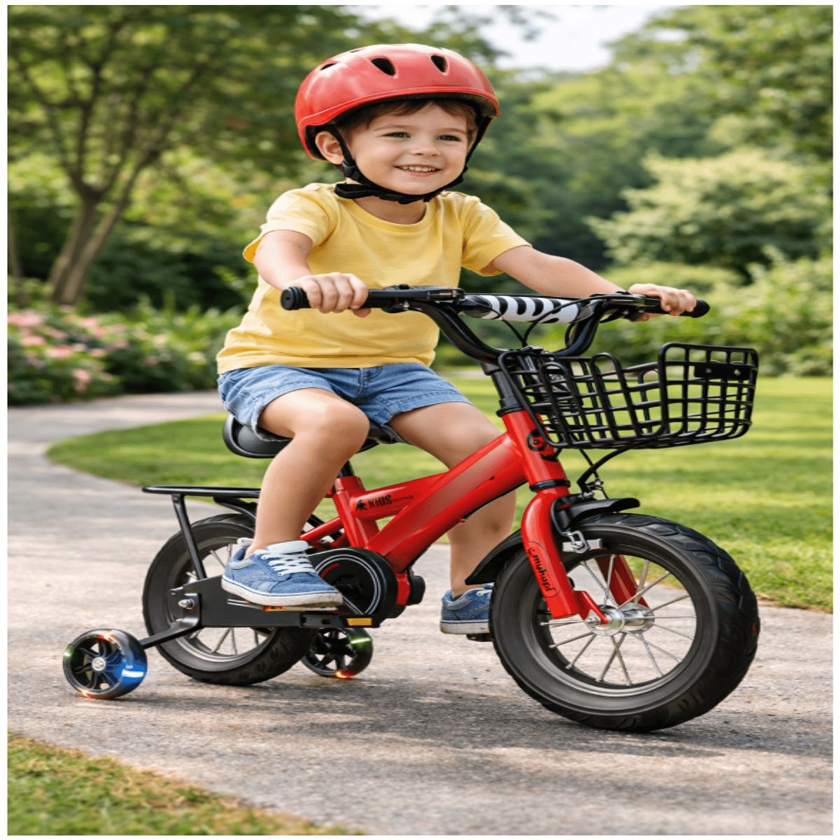 HOMER OUTDOOR - Bicicleta Infantil Aro 14 Niño Rojo HOMER OUTDOOR