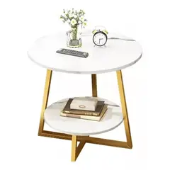 MUNDO MAGIA - Mesa De Centro De 2 Niveles Mesa Auxiliar Decorativa De Lujo