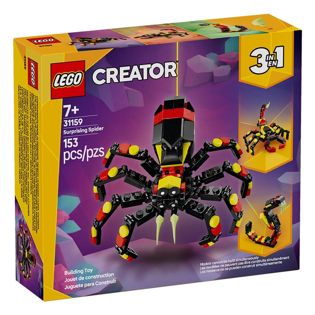 LEGO - LEGO Creator Fauna Salvaje: Araña Misteriosa (31159)