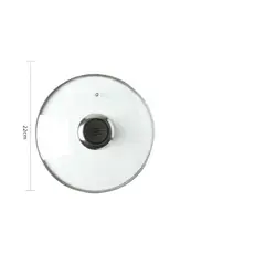 GENERICO - Tapa para Olla de Vidrio 22cm
