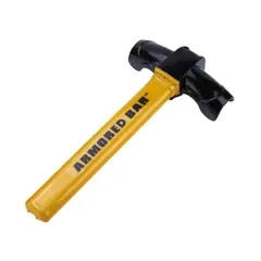 GENERICO - Traba Volante Amarillo 36cm Seguridad Vehicular Accesorio