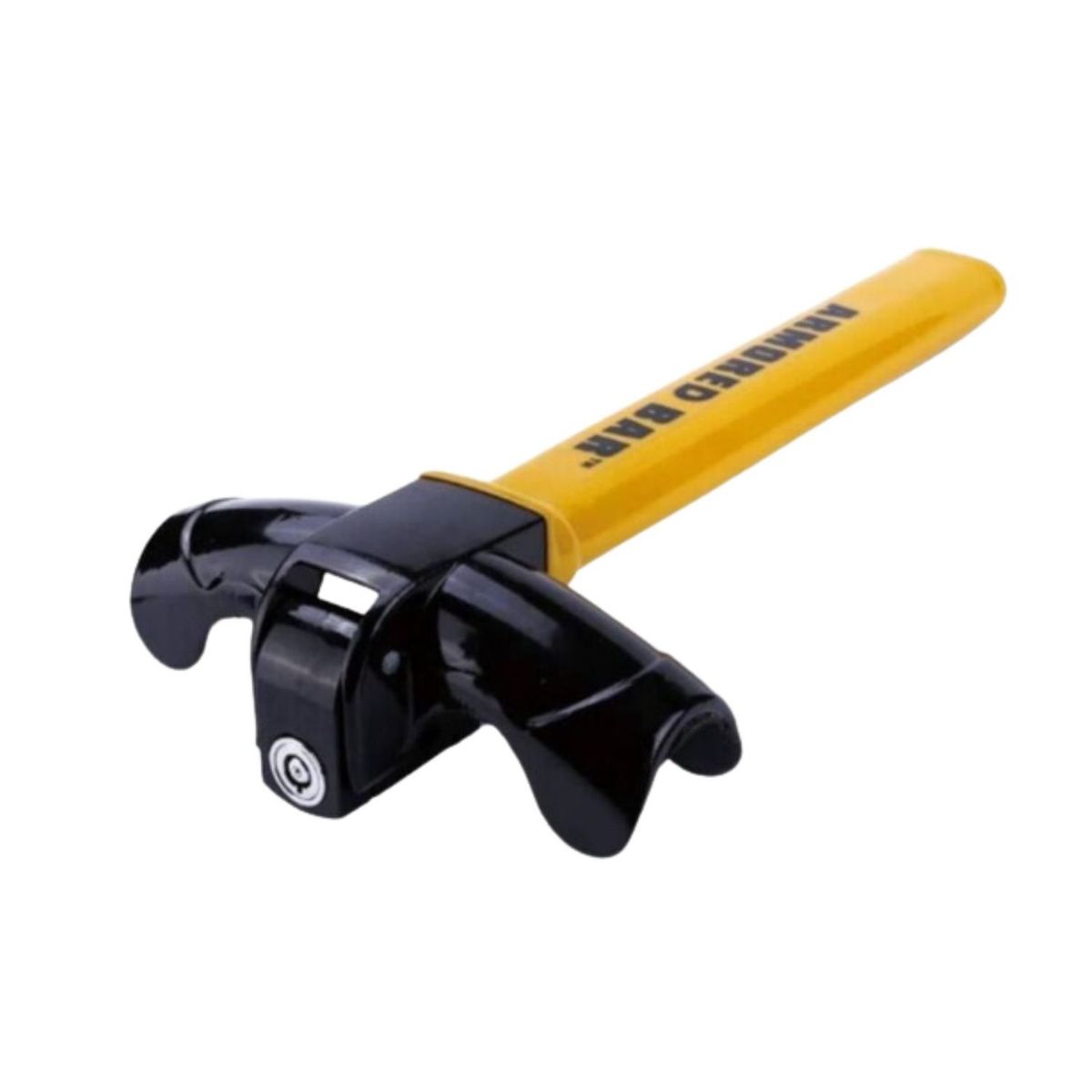 GENERICO - Traba Volante Amarillo 36cm Seguridad Vehicular Accesorio