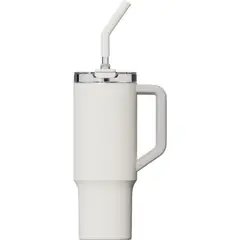 XIAOMI - Vaso Termico Straw Mug 1 Litro Blanco Frio y Caliente