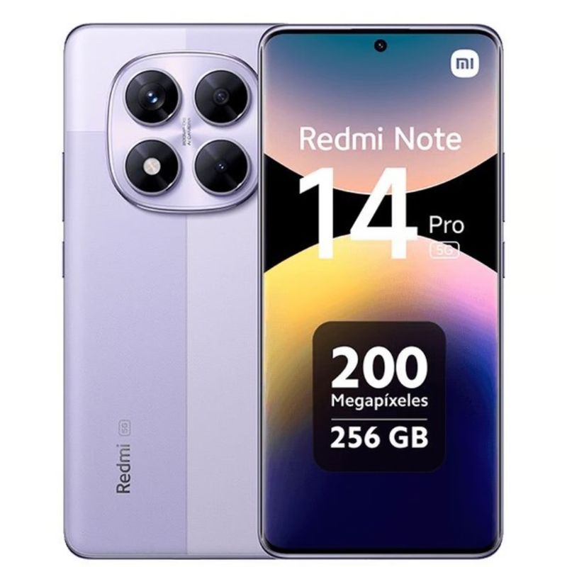 XIAOMI - Xiaomi Redmi Note 14 Pro  8GB RAM+ 256GB  -Morado Boreal
