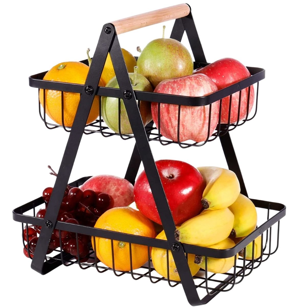 GENERICO - FRUTERO VERDULERO METALICO 2 NIVELES