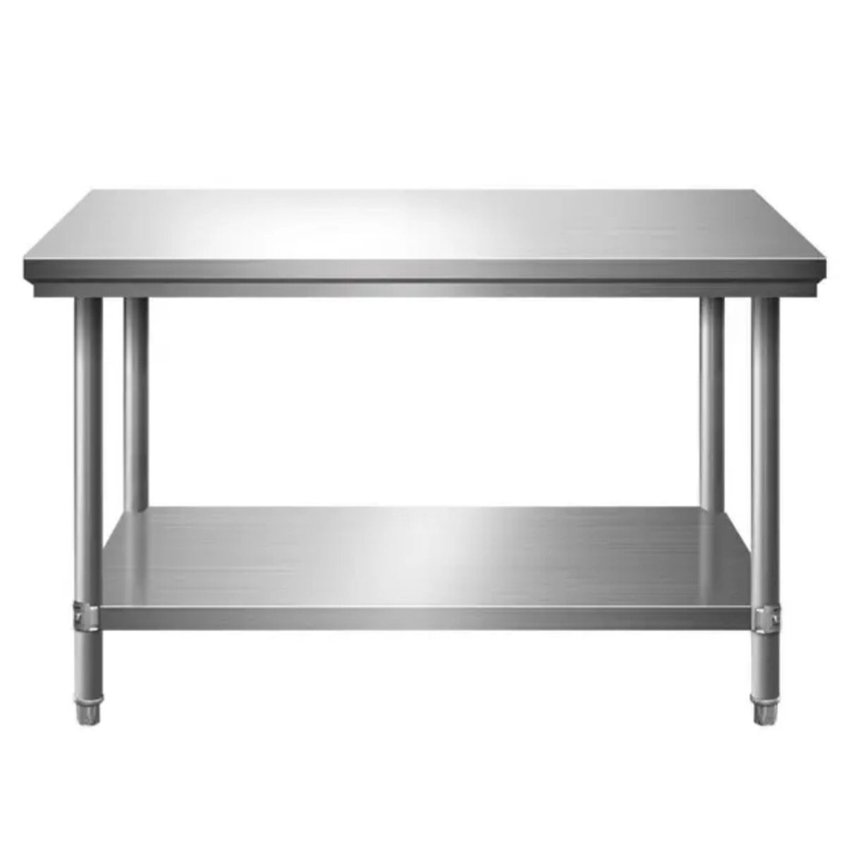 GENERICO - MESON 120X60 ACERO INOXIDABLE 201 CENTRAL