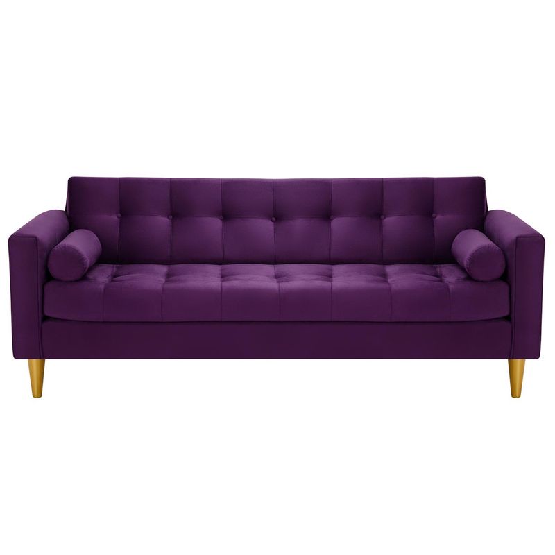 BODEVIR - Sofa Retro 3CG Felpa 01 Morado