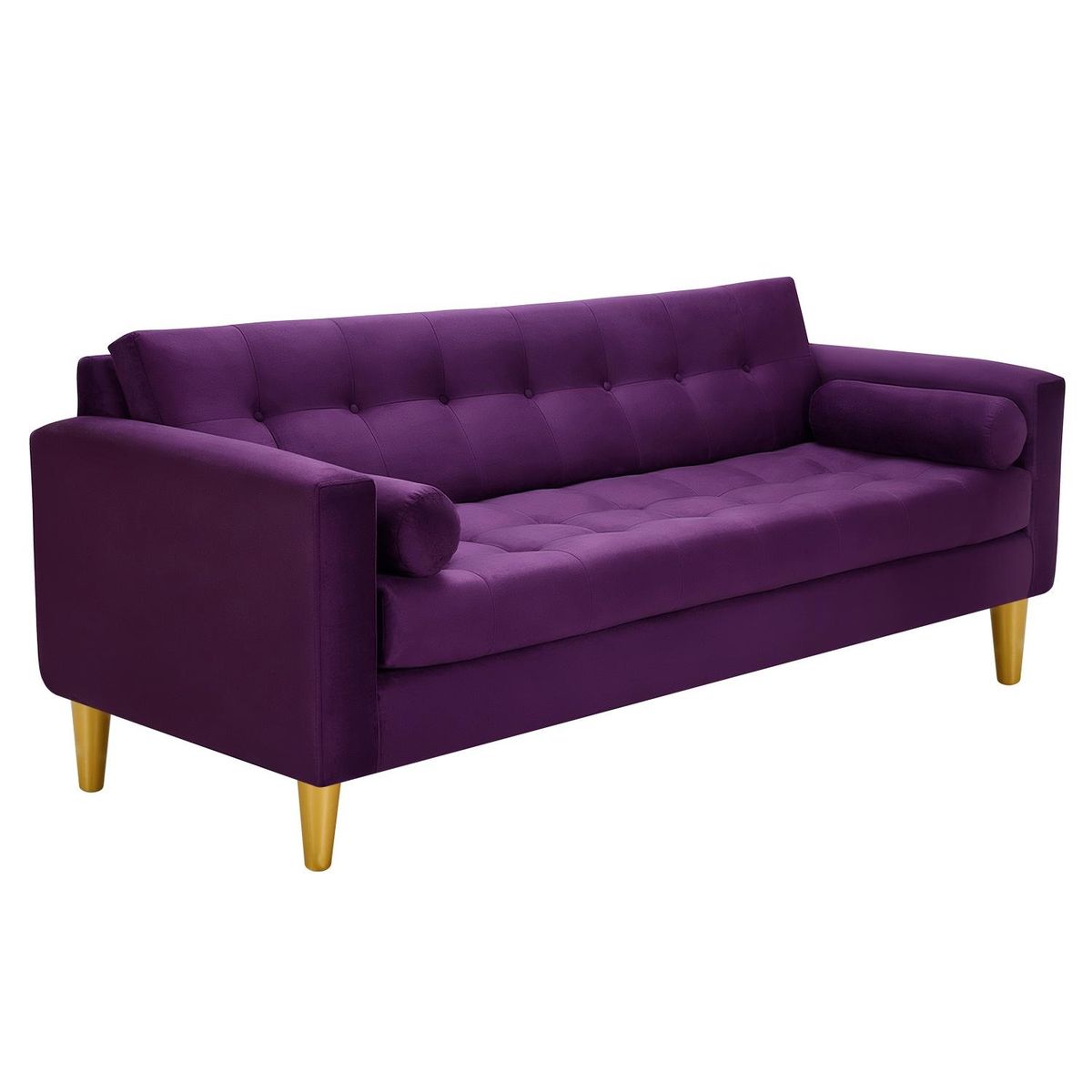 BODEVIR - Sofa Retro 3CG Felpa 01 Morado