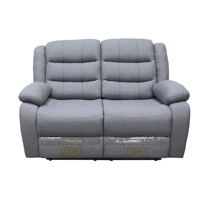 GENERICO - Sofá ODH Reclinable 2 Cuerpos New Italia Lino Gris