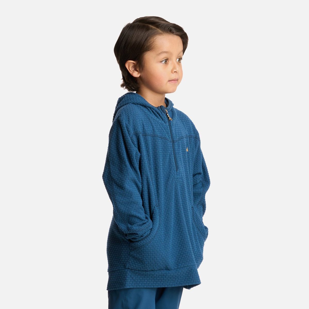 LIPPI - Polerón Niño Saltamontes Nano-F 14 Zip Hoody Azul Piedra Lippi
