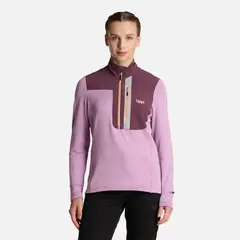 LIPPI - Polerón Mujer Karova Nano-f 14 Zip Rosa Fuerte