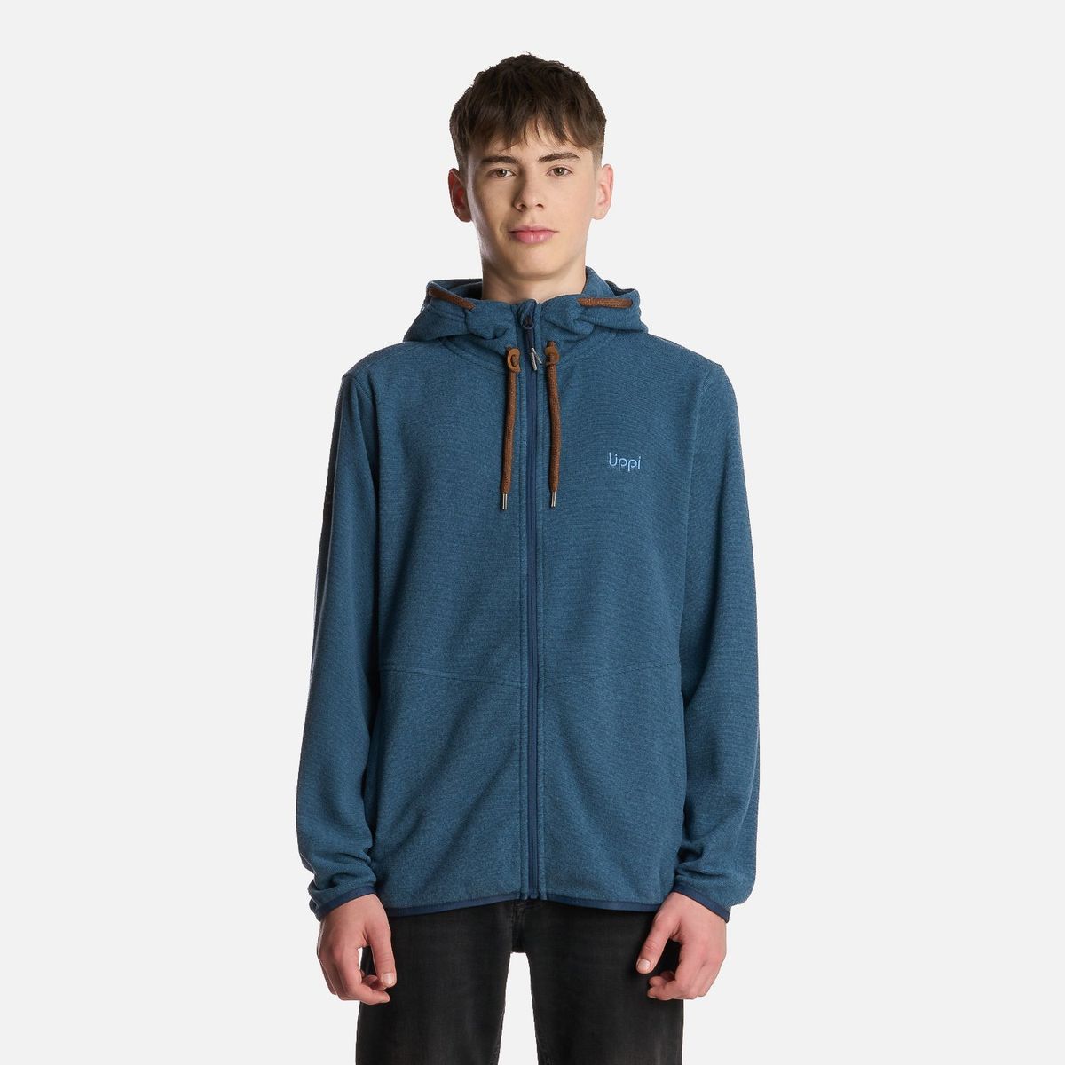 LIPPI - Polerón Teen Boy Stripes Nano-F Full Zip Hoody Azul Lippi