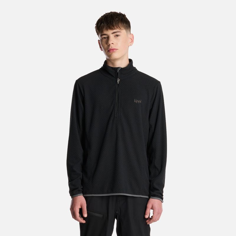 LIPPI - Polerón Teen Boy Mild Nano-F 14 Zip Negro Lippi
