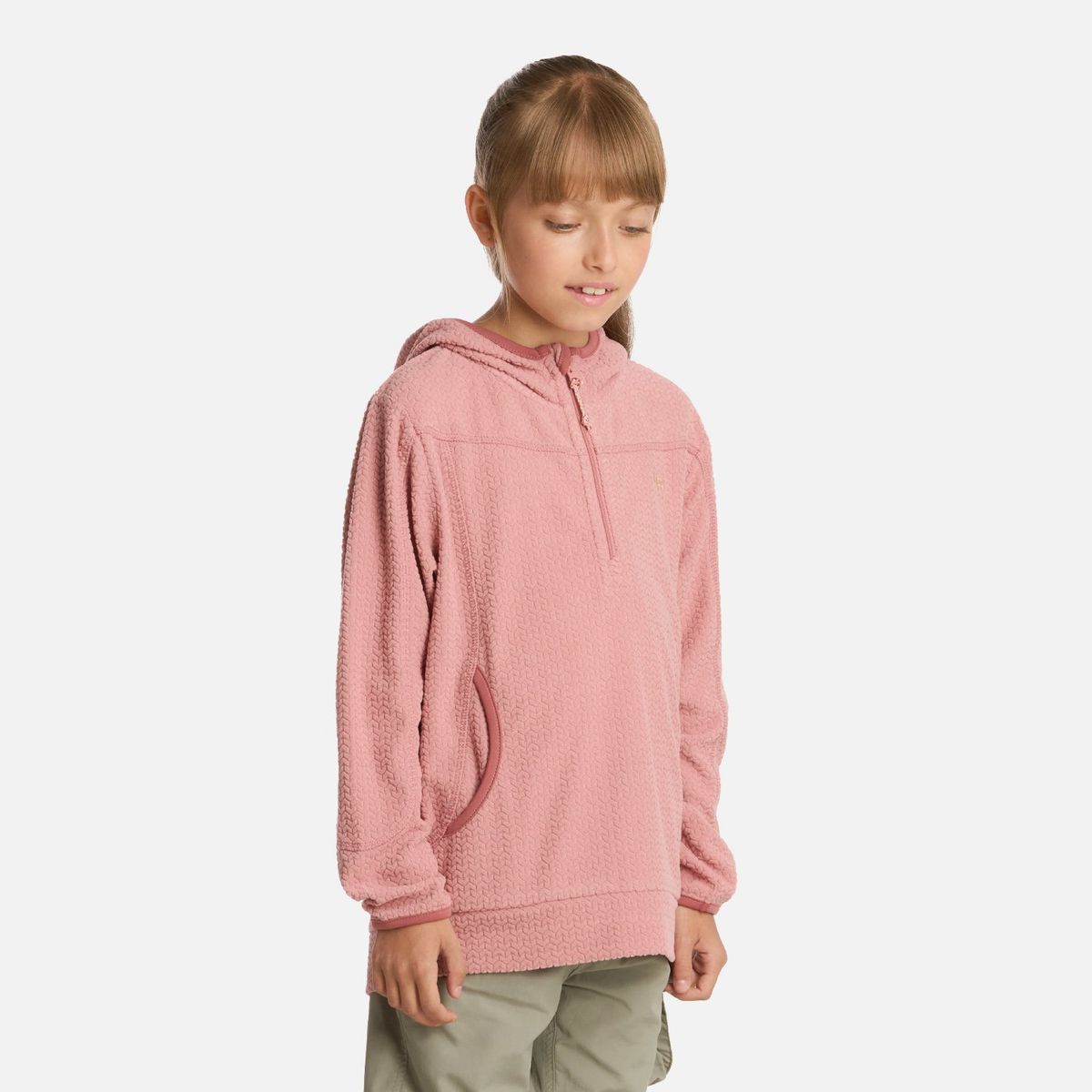 LIPPI - Polerón Niña Saltamontes Nano-F 14 Zip Hoody Rosa Lippi