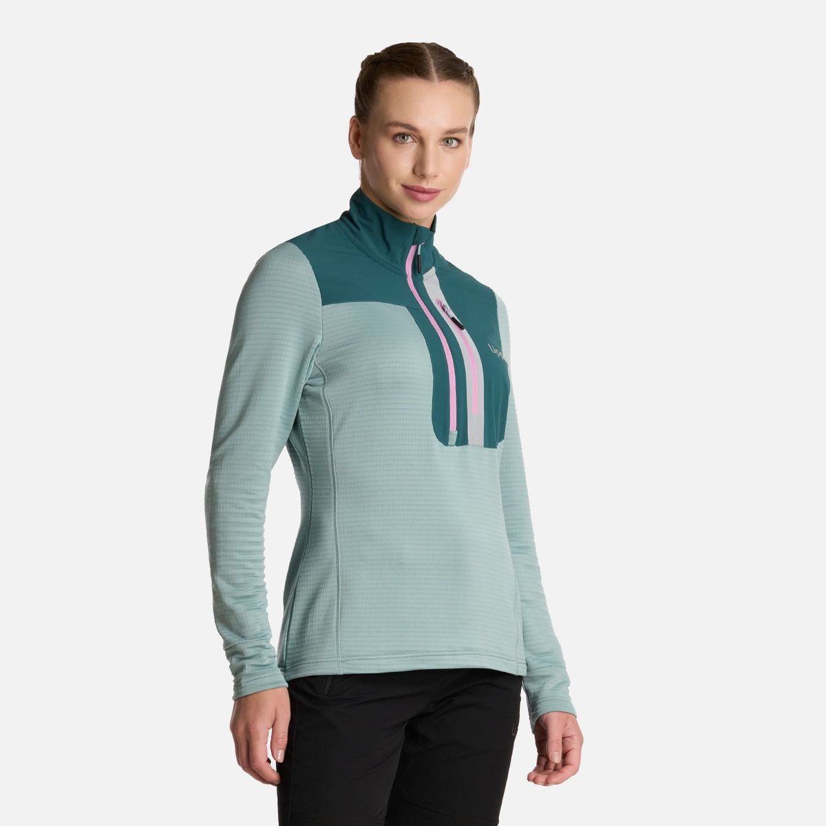 LIPPI - Polerón Mujer Karova Nano-f 14 Zip Jade Lippi