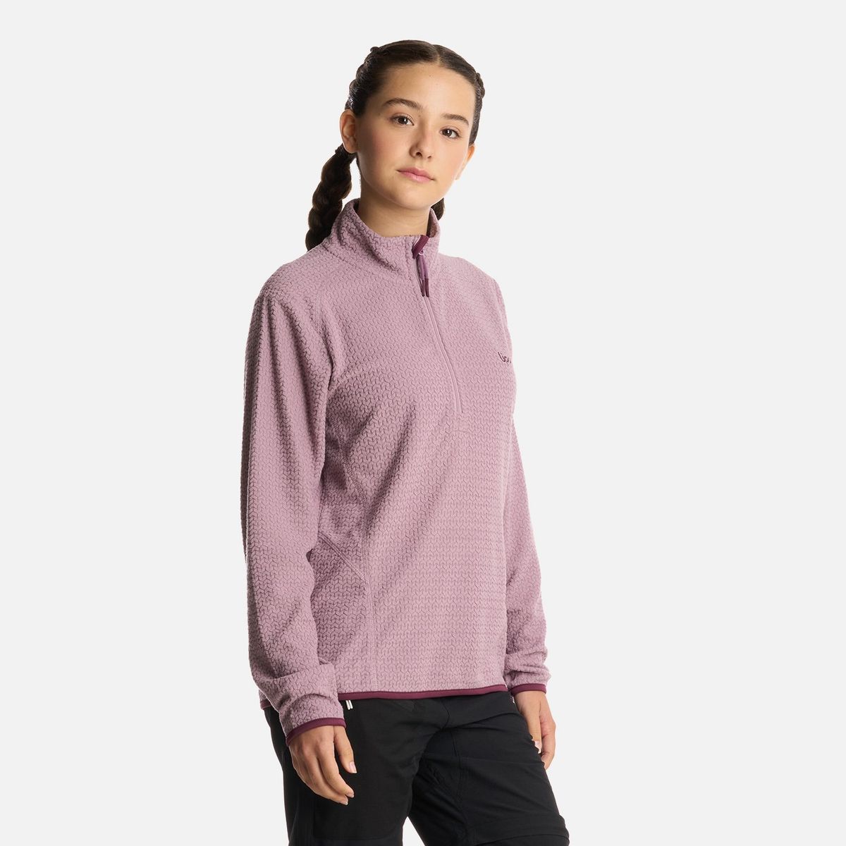 LIPPI - Polerón Teen Girl Mild Nano-F 14 Zip Malva Lippi