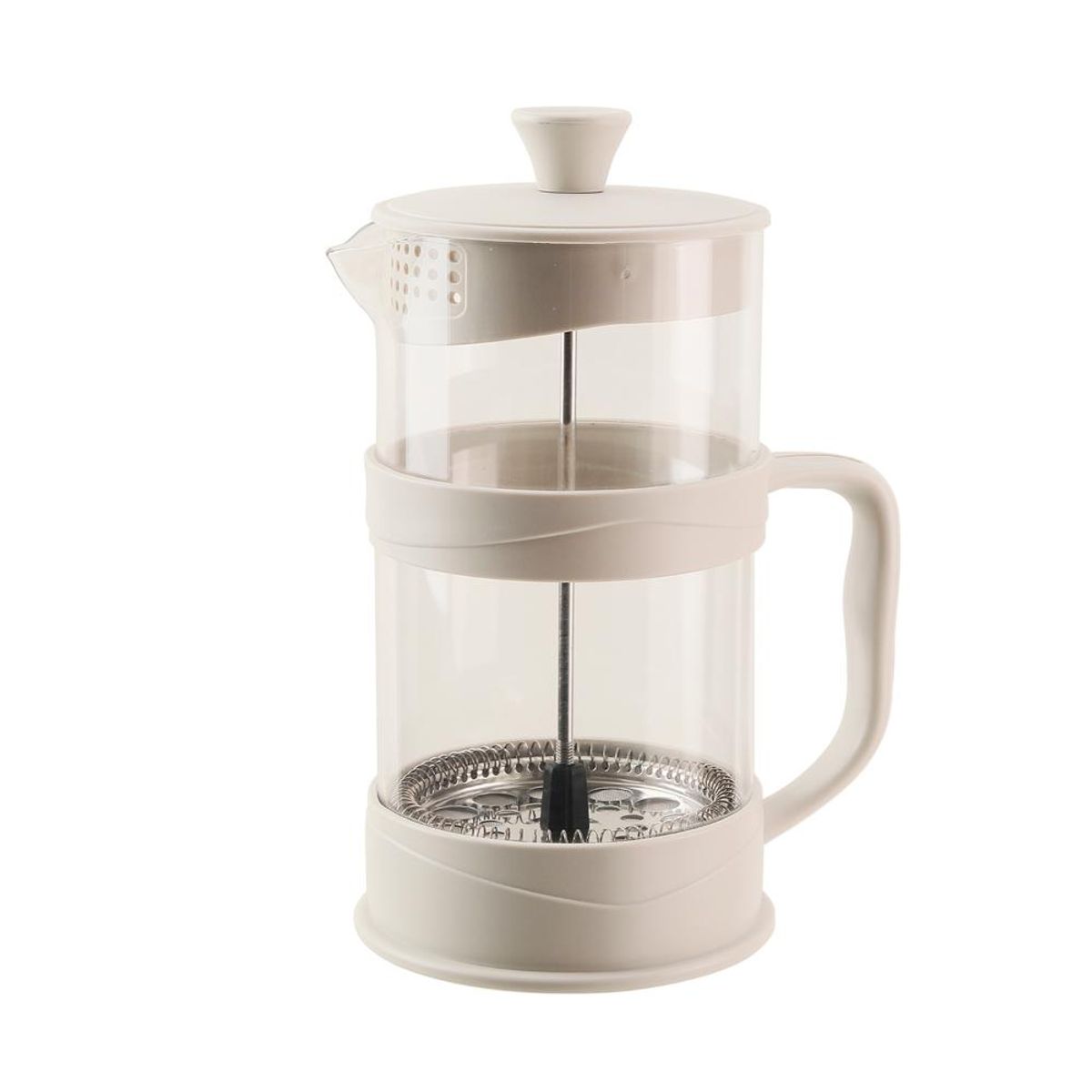 GENERICO - Cafetera de Prensa Francesa Vidrio 1 Litro Quality Desing