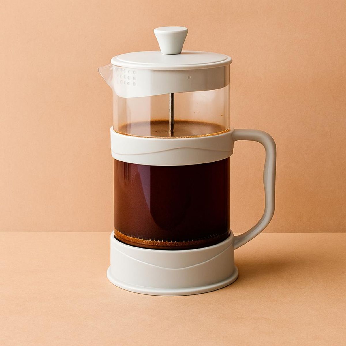 GENERICO - Cafetera de Prensa Francesa Vidrio 1 Litro Quality Desing