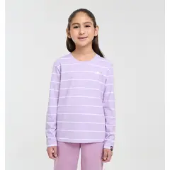 ELLESSE - POLERA NIÑA NARA RAYAS/BLANCO