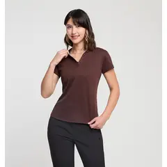 ELLESSE - POLERA MUJER LIZ CAFÉ