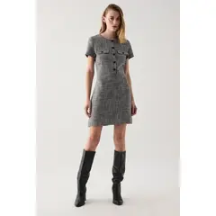 ASH - Vestido Liso Negro