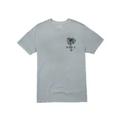 RVCA - Polera manga corta Hombre Pommier Palms Gris