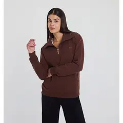 ELLESSE - POLERON MUJER LUNA CAFÉ