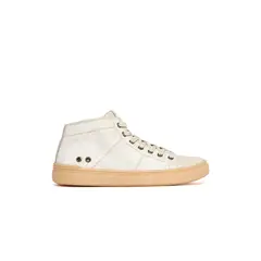 GIANI DAFIRENZE - Zapatilla Mujer De Cuero Adela Blanco C2