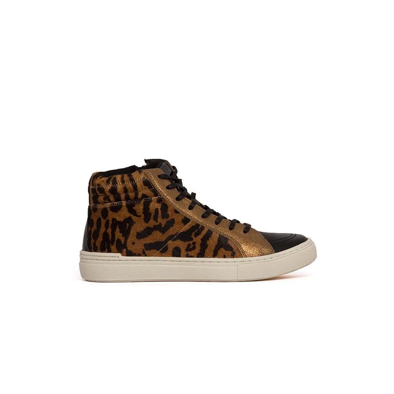 GIANI DAFIRENZE - Zapatilla Mujer De Cuero Miriam Print C1.