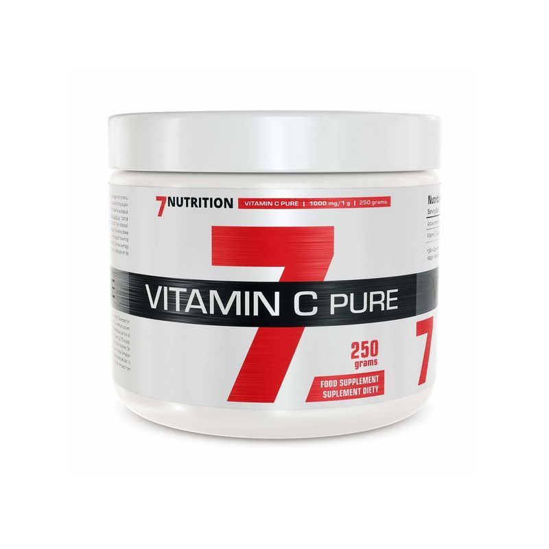 GENERICO - Vitamin C PURE 250g En Polvo - 7Nutrition