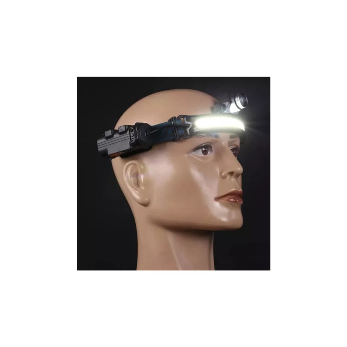 GENERICO - Linterna Frontal Led Minero Recargable 5000lum Cintillo