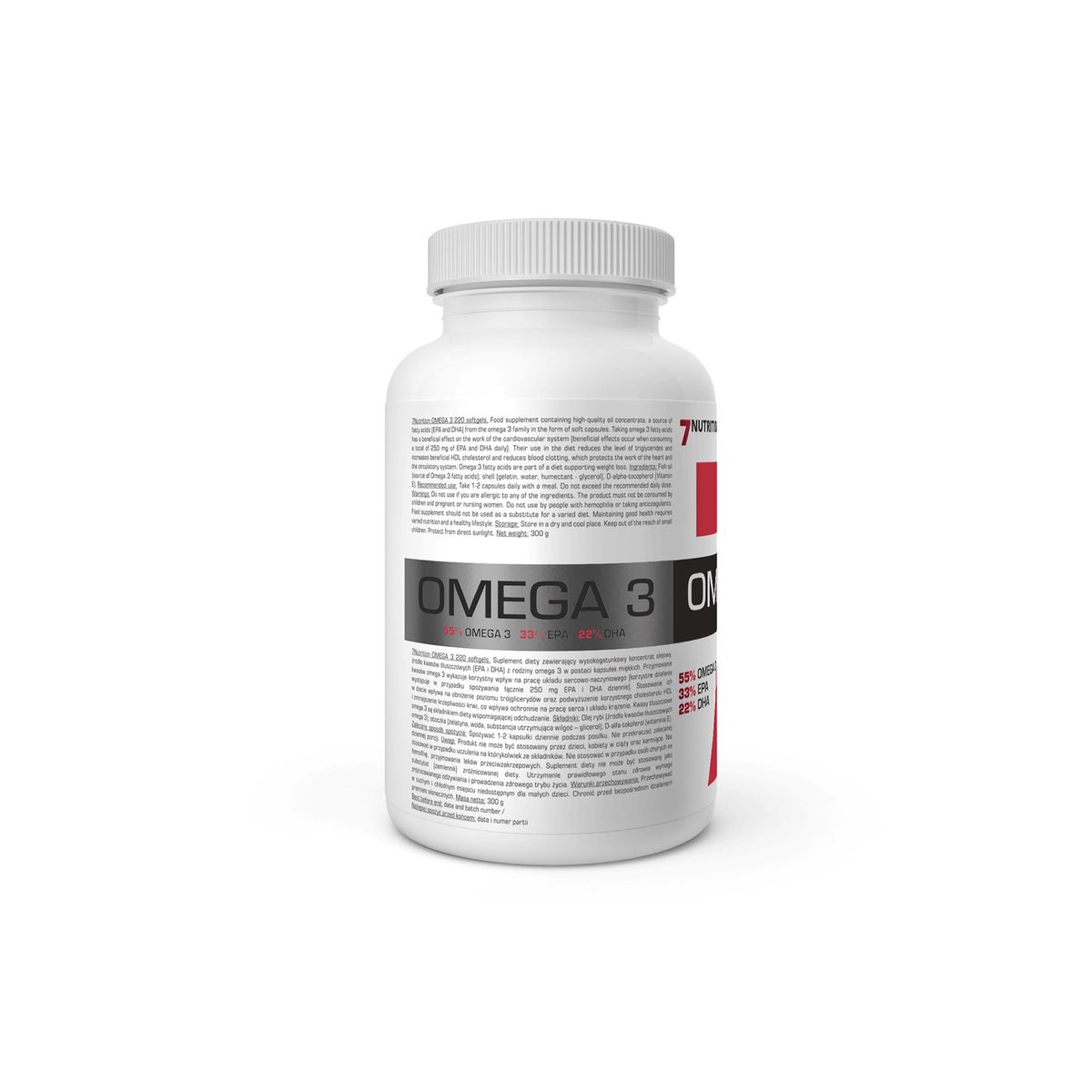 GENERICO - Omega 3 (220 Capsulas) - 7Nutrition