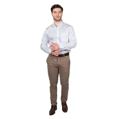MPROPIA - Camisa Algodón Manga Larga Hombre 5002