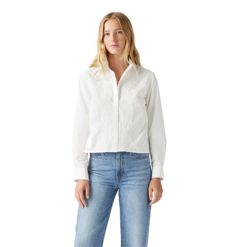 LEVIS - Camisa Mujer Winona Shirt Blanco Levis