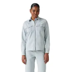 LEVIS - Camisa Mujer The Ultimate Western Celeste