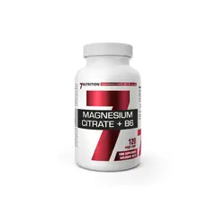 GENERICO - Citrato de Magnesio + B6 120 Capsulas Vegetales - 7Nutrition