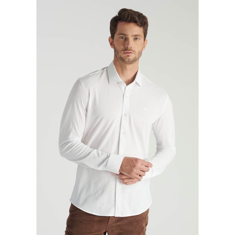 NEW MAN - Camisa Manchester Business Blanco Newman
