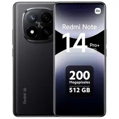 XIAOMI - Redmi Note 14 Pro Plus 5G 12GB RAM+ 512GB Resistente agua IP68 Camara AI 200MP-Negro