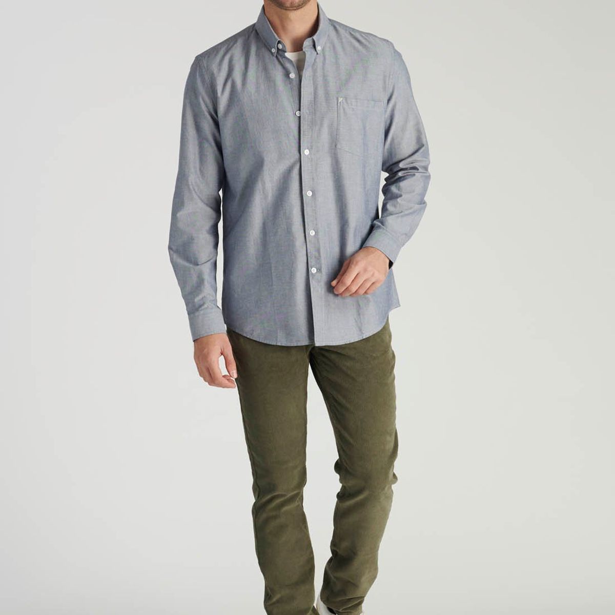 NEW MAN - Camisa Exeter Heritage Azul Newman