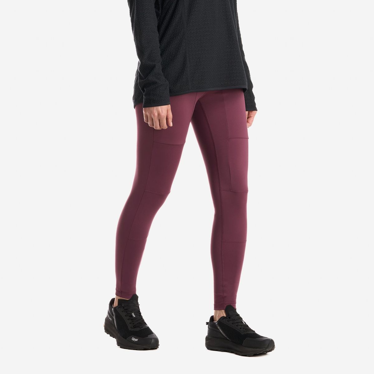 LIPPI - Calzas Mujer Puretrek Q-dry Leggings Vino Lippi