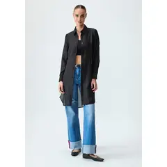 IO - Tapado Abierto Negro Mujer